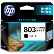 惠普 HP 墨盒 3YP42AA 803号 (黑色)（适用HP DJ 1111, 1112, 2131, 2132, 2621, 2622, 2623,HP AMP 120, 125）