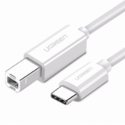 绿联（UGREEN）Type-C转USB打印机线 USB-C方口打印线数据线 适用苹果华为小米笔记本 1.5米 40417 