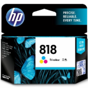 惠普（HP） 818C 彩色 打印机墨盒 适用于D1668/D2568/D2668 可打印量165页