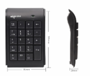 爱国者（aigo） 数字小键盘外接USB笔记本数字键盘
